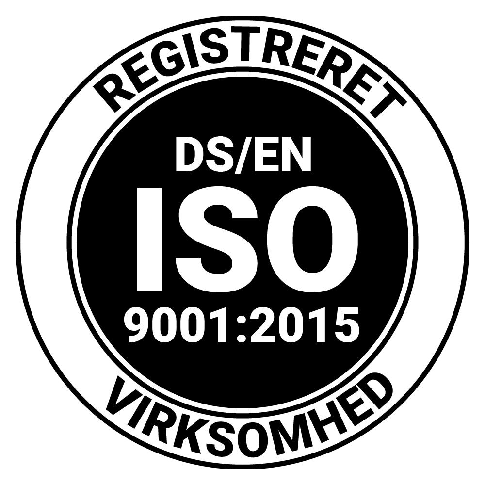 Brica Sikring er ISO 9001:2015 certificeret